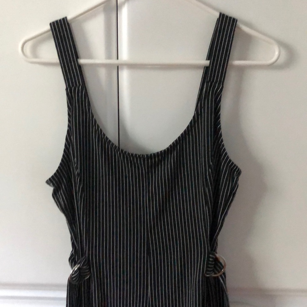 striped jumpsuit